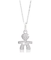 Charm Le Bebé Dame I Pavè in Weißgold Diamante LBB151 - LBB151